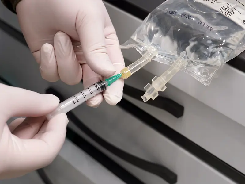 Preparation for Botox injections