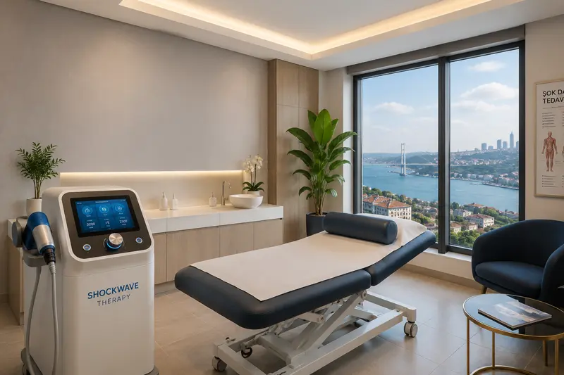 Modern shockwave therapy clinic in Istanbul