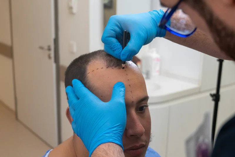 تصميم خط الشعر قبل زراعة الشعر بتقنية DHI بشكل دقيق ومتناسق